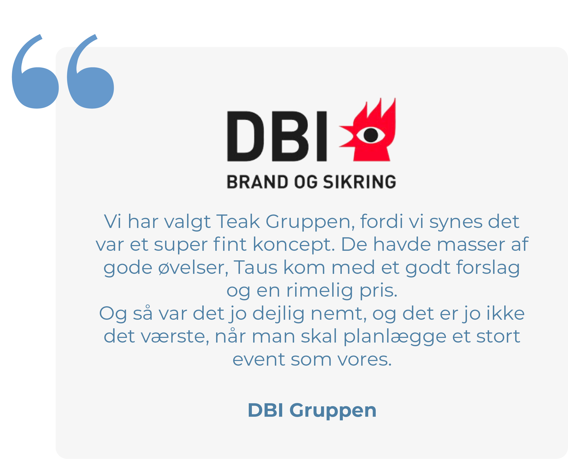 DBI-udtalelse